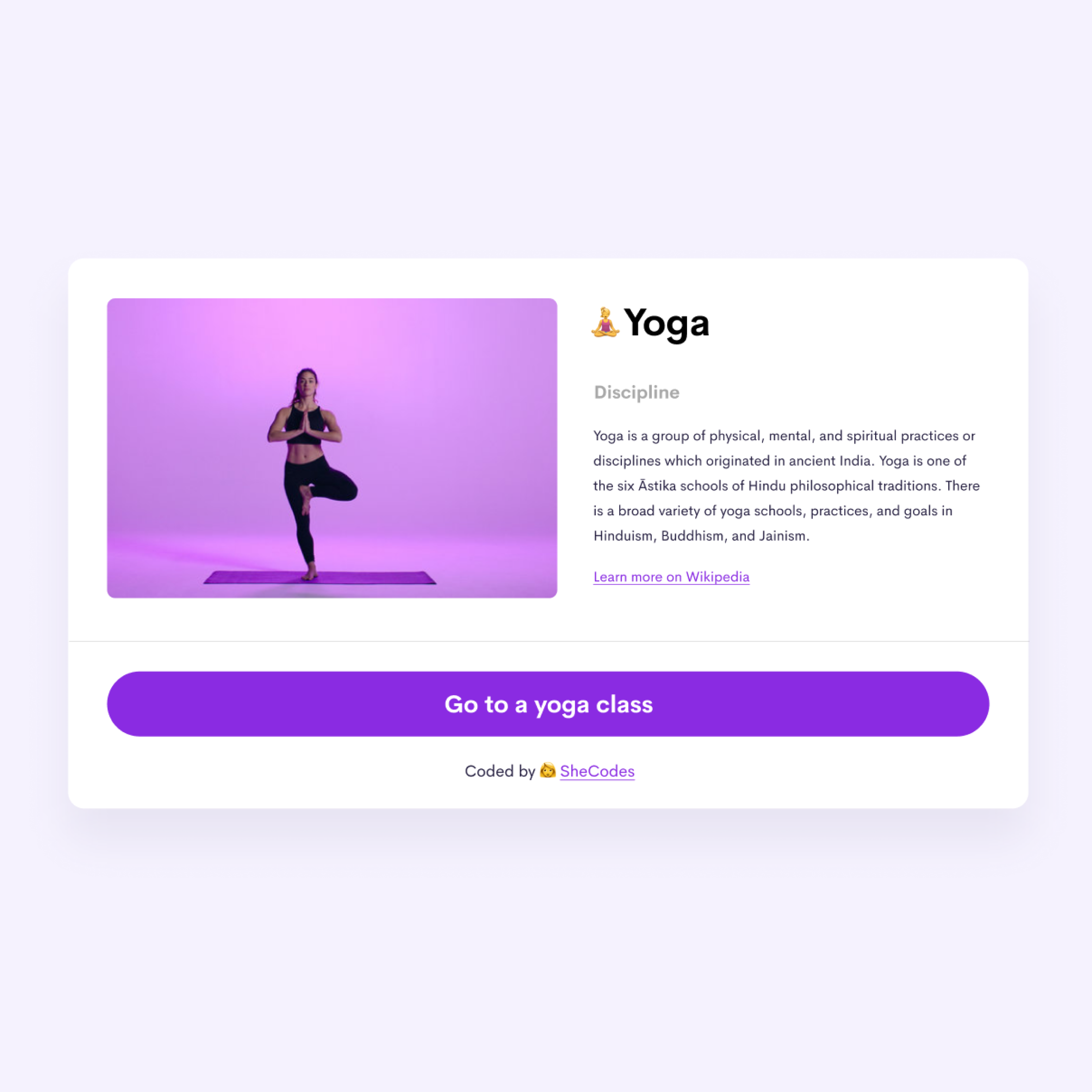 Yoga App Project - Tu Vy Ho